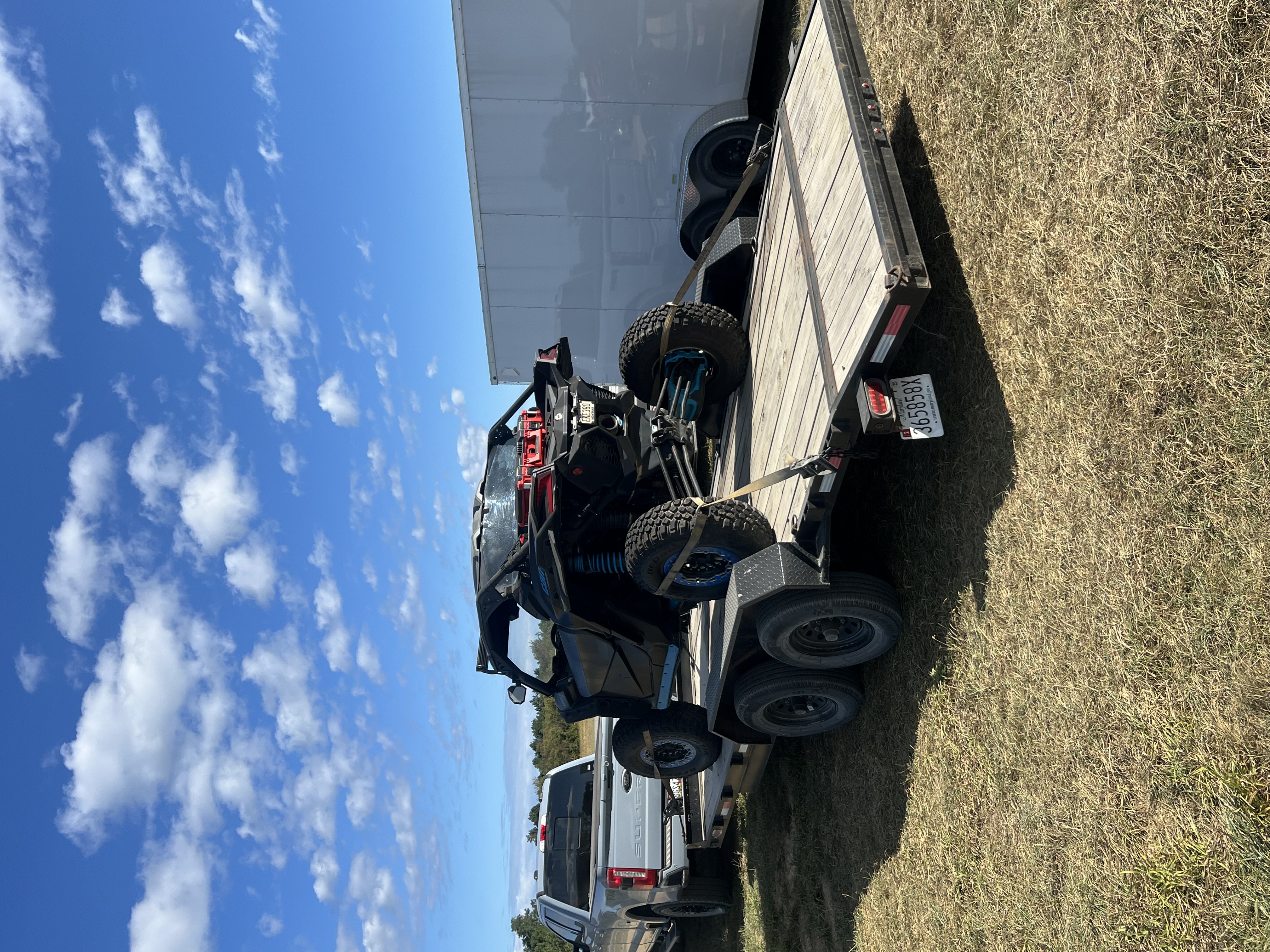 Customer using trailer