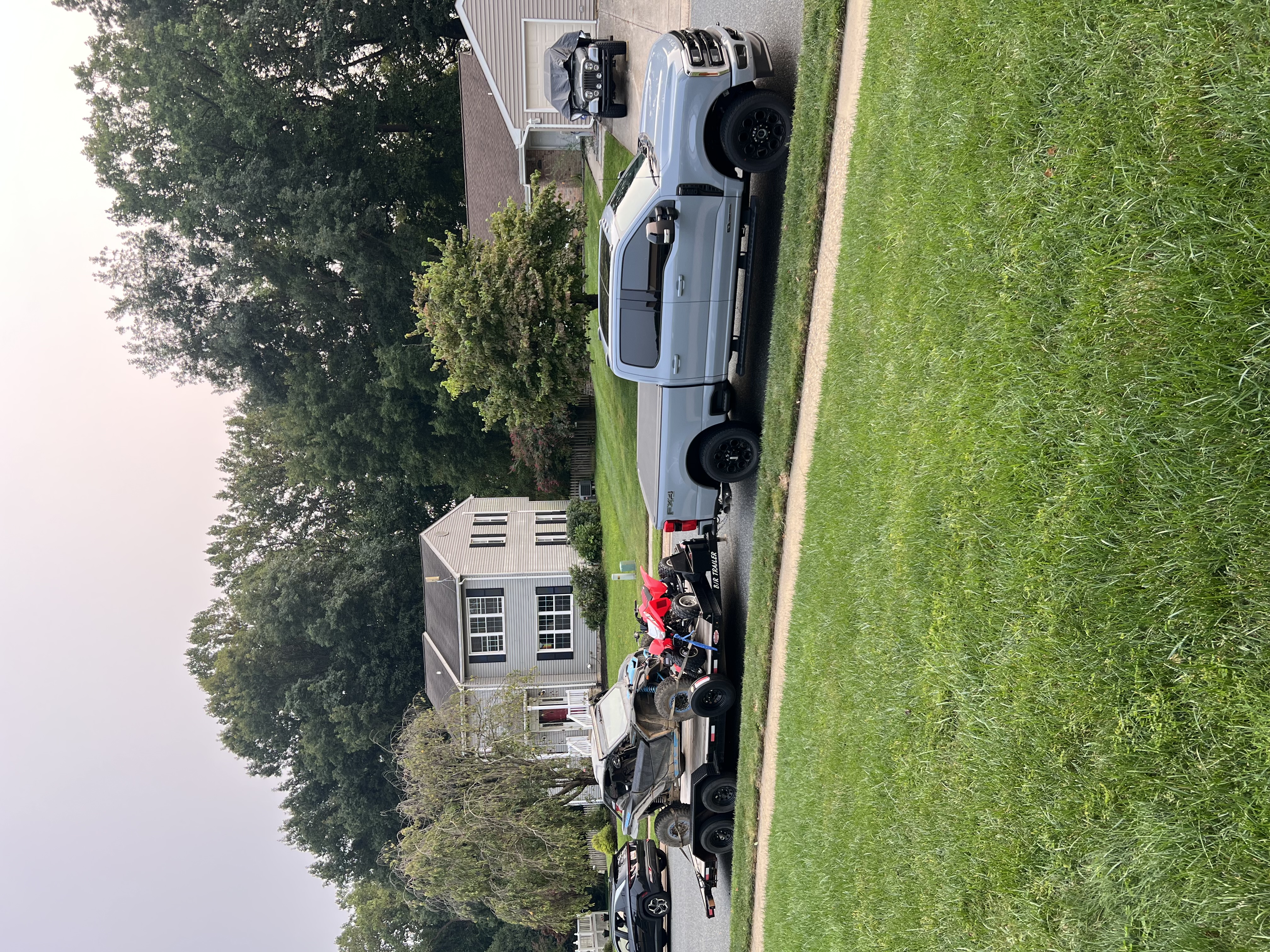 Customer using trailer